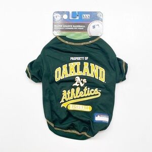 NEW Pets First MLB Oakland A's Athletics Baseball Team Dog Jersey